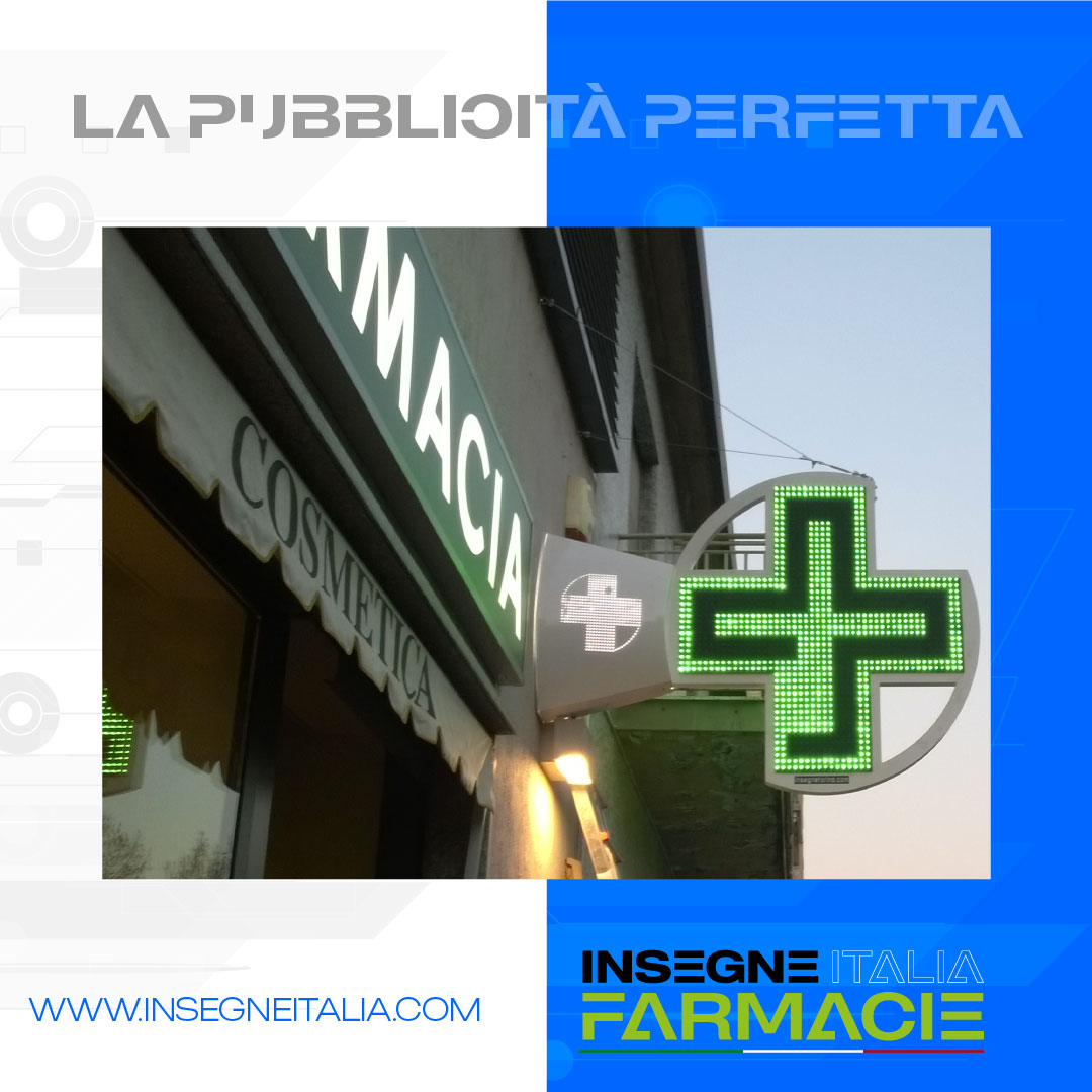 Croce farmacia led