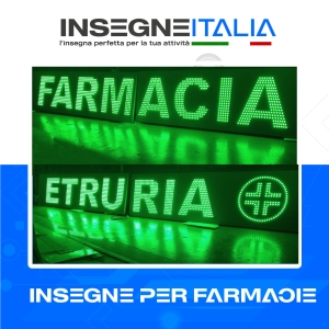 Insegne farmacia Monza e Brianza