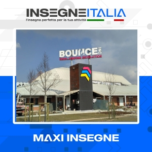 Maxi insegne scatolata led