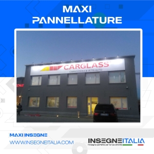 Insegne a pannello Maxi formati Milano