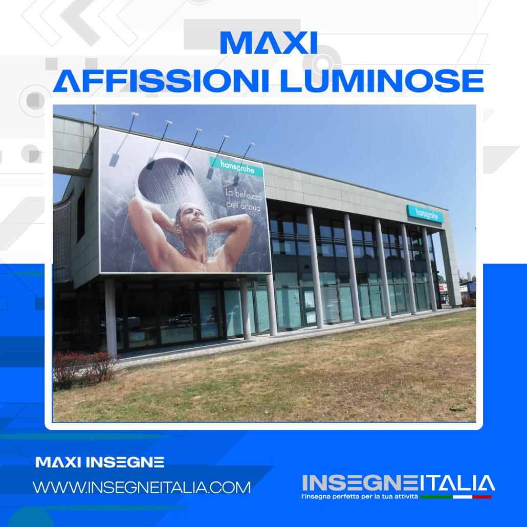 Maxi affissione luminosa