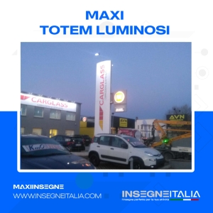 Insegne totem luminosi a Milano e provincia