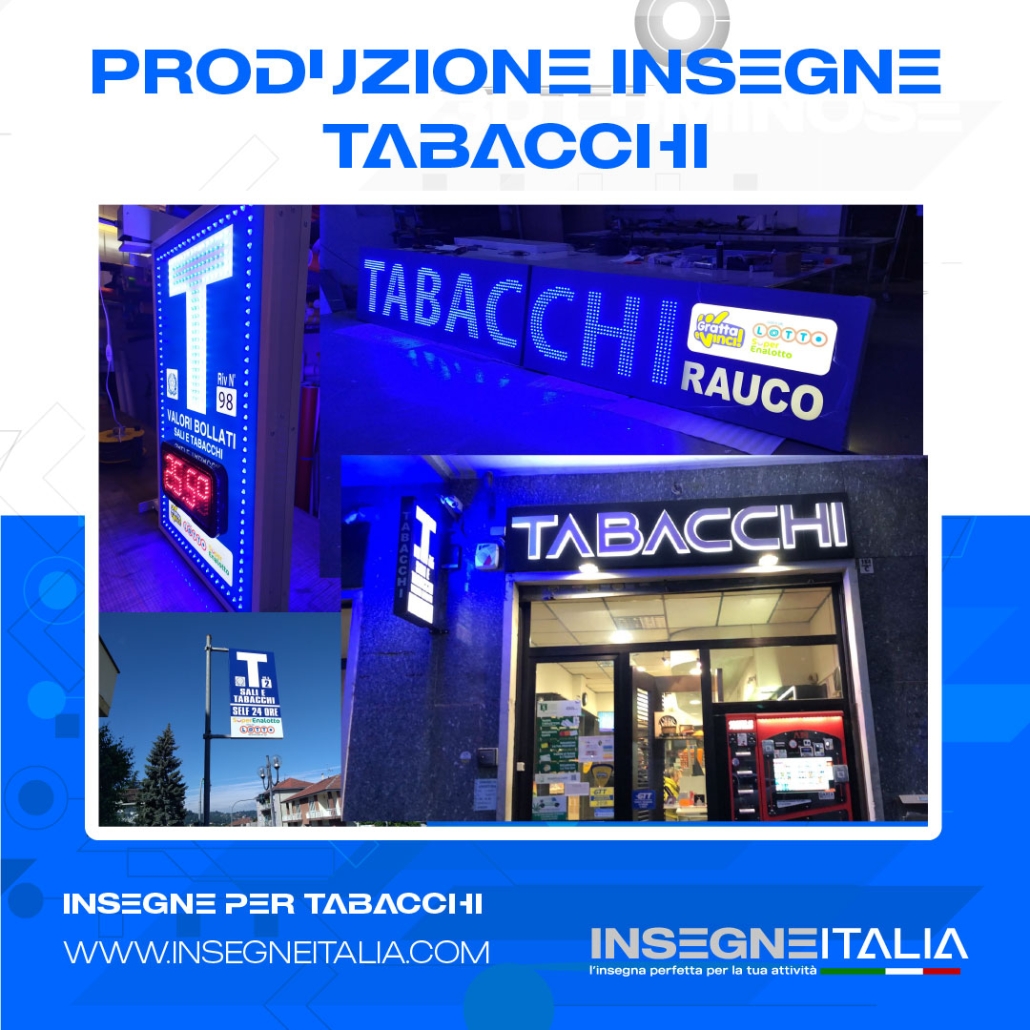 insegne per tabacchi