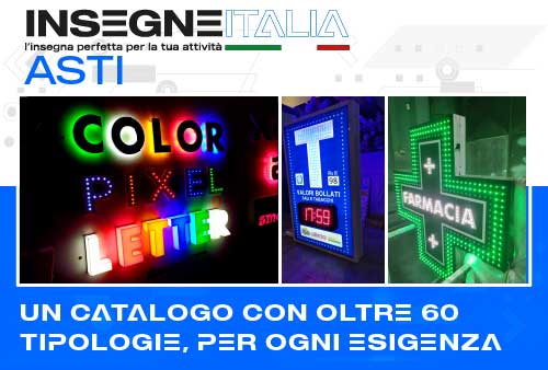 insegne luminose Asti