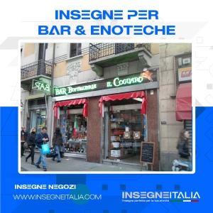 insegne luminose bar enoteche