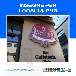 insegne luminose locali e Pub