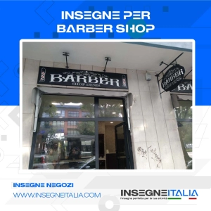 insegne luminose barber shop