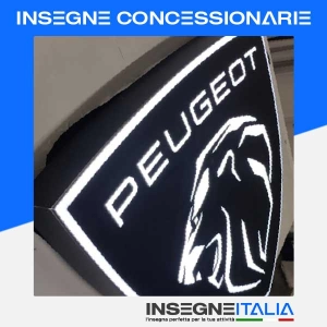 insegne concessionerie Torino e provincia