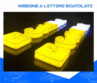 mobile Header Insegne lettere scatolate 01