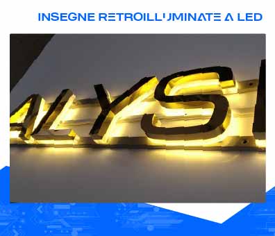 Insegne Retroilluminate a LED