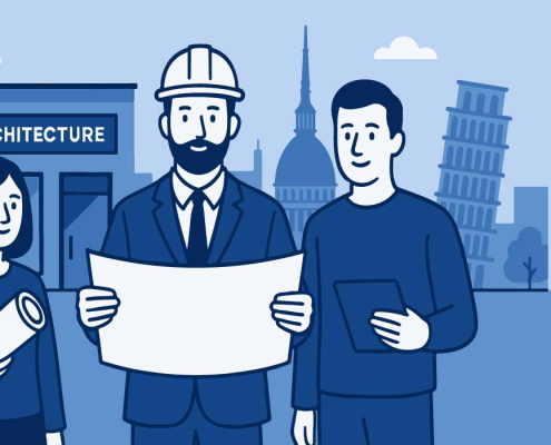 Soluzioni professionali di insegne per studi di architettura e progettisti